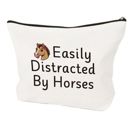 Horse Gifts for Girls Women Horse Lover Gifts Makeup Bag Toiletry Bags Cowgirl Accessories for Women Equestrian Horse Gift Horse Pencil Case
