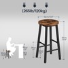 HOOBRO Bar Stools, Barstools Set of 4,Counter Height Barstools, 24.8"