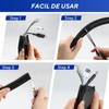 KINGTLE Organizador de Cables Cubre Cables Manguito de Gestión de
