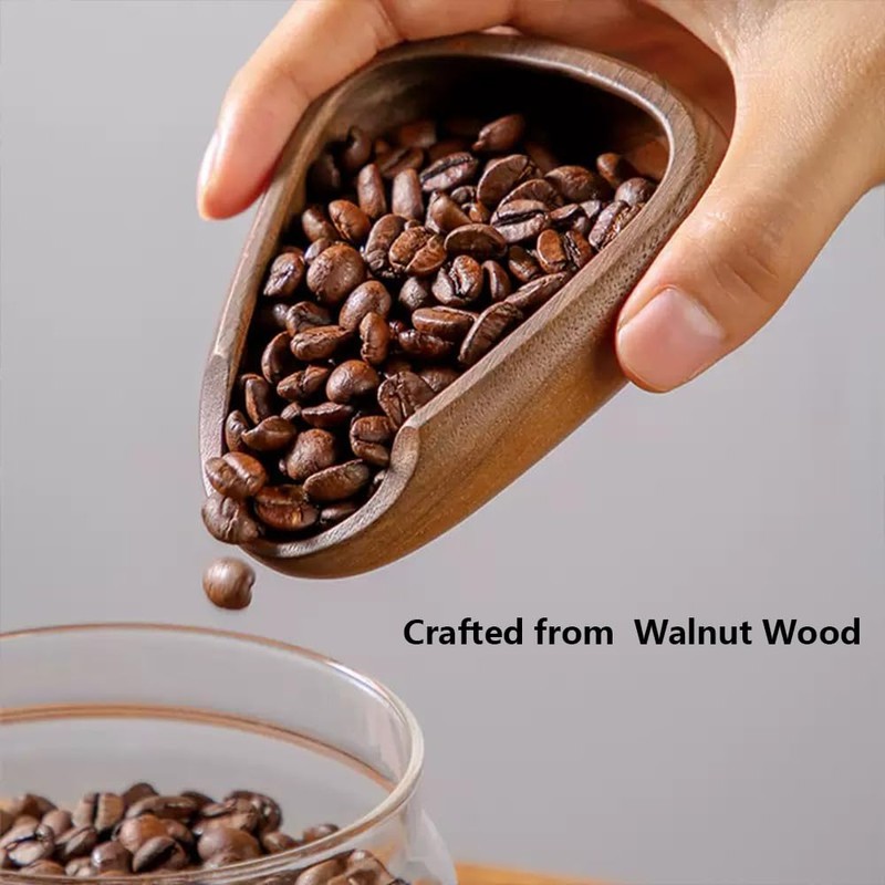 Walnut Wood Coffee Dosing Cup & RDT Spray Bottle Set