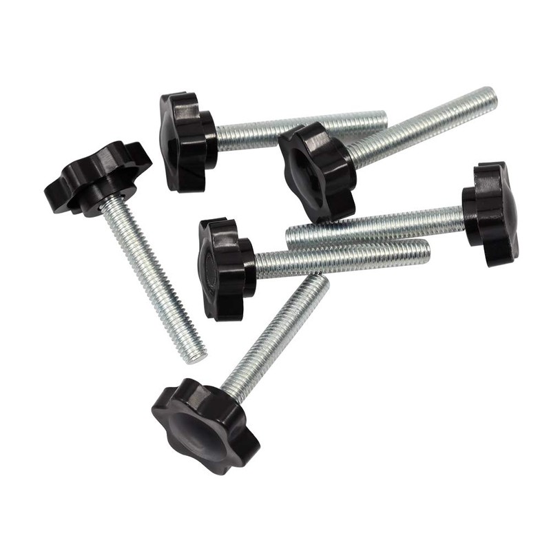 SPEEDWOX Knob Screws, M6 x 40, 6 Pieces, Yawata Screw,