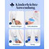 YOGAMEDIC YOGAMEDIC Fersenpolster für Schuhe, Fersensporn, 4 Stück, orthopädische Gel-Ferseneinlage,