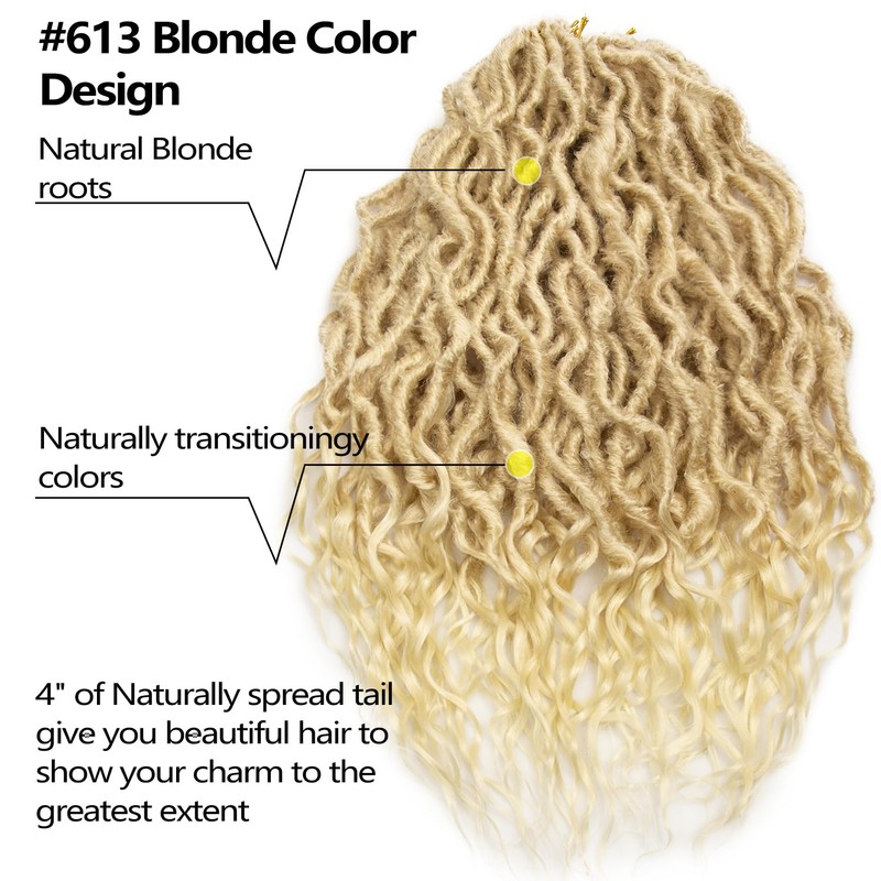 Faux Locs Crochet Hair For Women Soft Locs 18 Inch