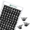 Eyelash Clusters 96 Pieces Individual Eyelashes D Curl 16 mm