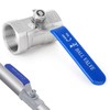 304 Stainless Steel Ball Valve, DN20 3/4 Inch Two-Piece Ball