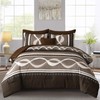 Brown Comforter Set King Size, 8 Pieces Bed in a