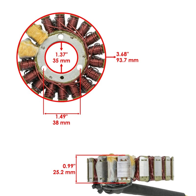 Celox Stator & Gasket for Honda TRX450 TRX450R 2004 2005
