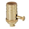 B&P Lamp® Edison Size Full Dimmer Socket in Brass