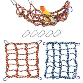 GZGRYTRC 2 PCS Rat Cage Accessories, Colorful Rat Hammock and Hamster Hammock with 8 Hooks Comfortable and Perfect for Small Pets Promoting Happy and Healthy Pet Lifestyle