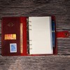 ROTERDON System Notebook A6 Leather 2026 6 Holes, Refill Included,
