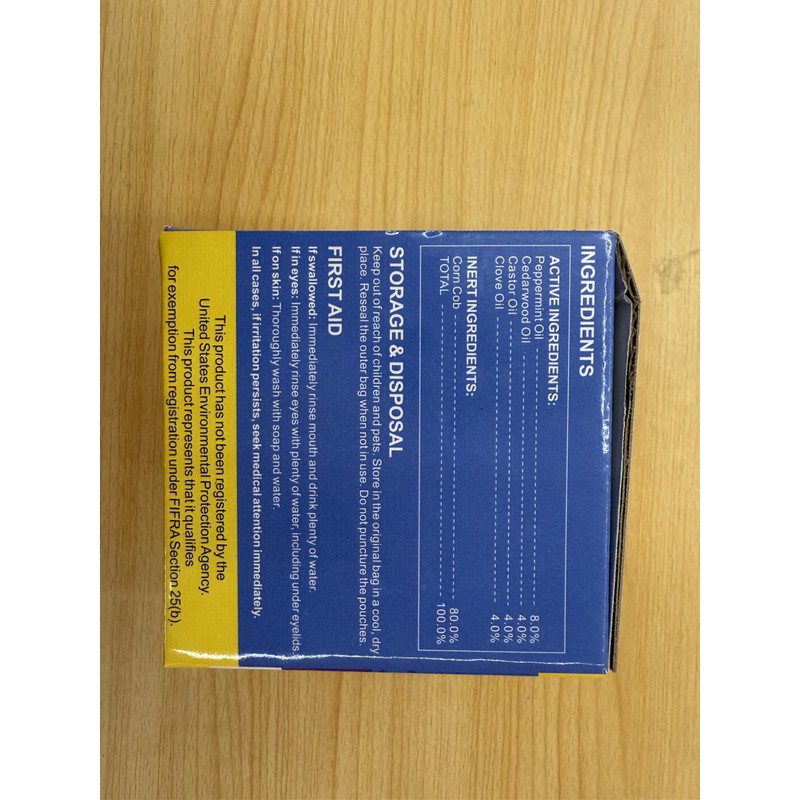 24 Pack Mouse Rodent Repellent - Fresh Mint Scented Deterrent