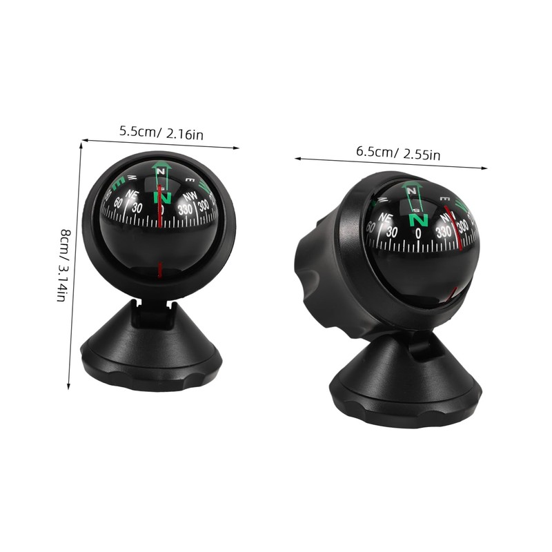 Gatuida Car Compass Ball for Dashboard Navigation High Precision Directional