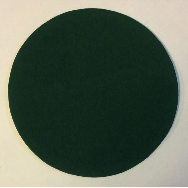 Lamp New 8" Round Green Felt Pad W/ Adhesive Back