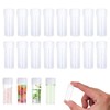 MZOYOURO 50Pcs 5 ml Plastic Sample Bottles, Small Vial Storage