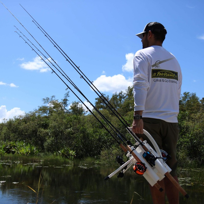 Rod-Runner Fishing Rod Carrier Pro 5 Portable Rod Rack