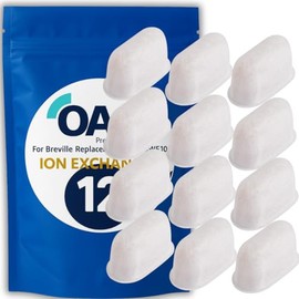Filtros OASI Compatible Breville Cafetera, BWF100, Accesorios, Barista Express Y PRO, Oracle, Infuser, Dual Boiler para cafetera Barista Touch, Recambios Filtro ION Breville 12 pack