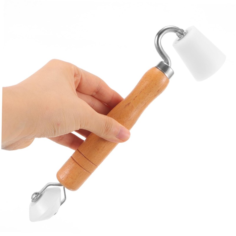 SHINEOFI Wallpaper Smoothing Roller with Handle Durable Wallpapering Seam Roller