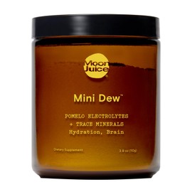 Moon Juice Mini Dew Electrolytes Powder - Sugar Free Minerals & Electrolyte Hydration Powder for Instant Hydration & Brain Support - Magnesium, Calcium, Potassium, Pink Salt, Pomelo, 30 Servings