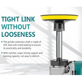 Angle Grinder Extension Rod - 2pcs for 100 Type Grinder/Polisher