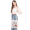 MEIKIUP Alice Fairy Tale Theme Gift Wonderland Alice Flowers Tote