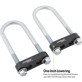 1960-1972 Fits Chevy Pickup Rear 1 Inch Lowering Block Kit