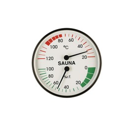 Infraworld S2212 Climate Meter 100 mm Diameter Sauna Accessories Sauna Meter