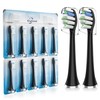 Toothbrush Replacement Heads Compatible with AquaSonic Black Series/Black Series pro/Vibe