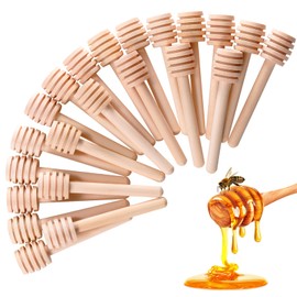 150 Pcs Honey Dipper Sticks, 3 inch Mini Wooden Honeycomb Stick, Small Honey Spoons Stirrer Stick for Honey Jar Dispense Drizzle Honey and Wedding Party Favors Gift