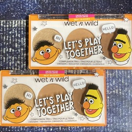 wet n wild 2 X Wet N Wild Sesame Street Let's Play Together Complexion Trio Best Buddies
