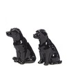 Quail Ceramics Black Labrador Salt & Pepper Shaker Pots