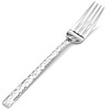 KINGSTONE 12 Piece Hammered Dinner Forks Set, 18/10 Stainless Steel