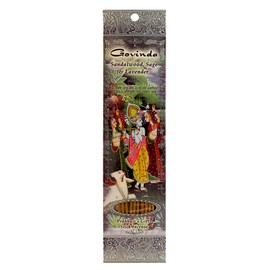 Govinda - Sandalwood, Sage & Lavender - Ramakrishnananda Hand-Rolled Stick Incense
