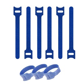 Neyiem Cable Ties (Fully Adjustable and Reusable) Cable Ties Organize Wiring Storage Fixing Cable Belt Velcro Nylon Band Binding Harness Storage Storage Binding [Length 5.9 x Width 0.5 inches (15 cm)