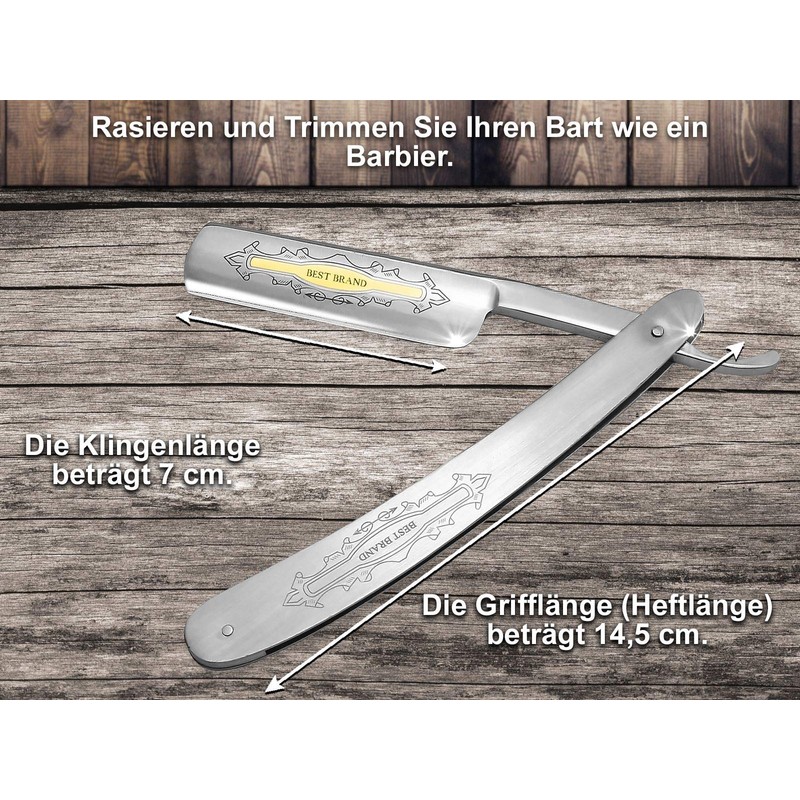 Gold Etched Razor with Stainless Steel Staple Trays