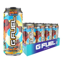 G Fuel Sage Mode Energy Drink 16 Fl Oz Pack of 12 Zero Sugar Citrus Peach