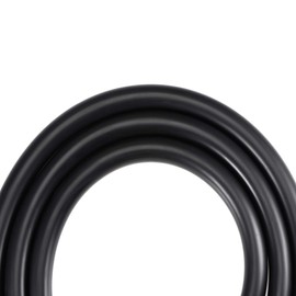 sourcing map Lubricating Oil Hose Water Hose 15 mm Inner Diameter 20 mm Outer Diameter 3.3 Feet Rubber Black