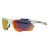 Rawlings Men's Curve It Sunglasses, White and Red, 76mm