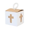 LASLU Party Candy Boxes for Baptism 50pcs First Communion Favor