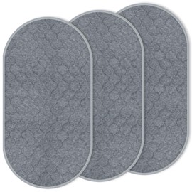 Baby Thicker Diaper Changing Quilted Pad Liner, Non-Slip 3 Pack Heavy Absorbency Reusable Incontinence Pads for Kids Changer Washable Underpads(YDYQ)