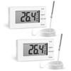 2 Packs Digital Oven Thermometer -58°F to 572°F/-50°C-300°C, Thermometer with
