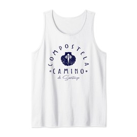 Camino de Santiago Spain Scallop Shell St James Hiking Gift Tank Top