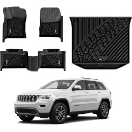 3W Floor Mats Trunk Liner For Jeep Grand Cherokee 2013-2025 All Weather Car Mat - 2022-2024 Jeep Grand Cherokee, Floor Mats & Cargo Liner