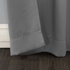 Sun Zero Easton Blackout Energy Efficient Curtain Panel, Gray, 40"
