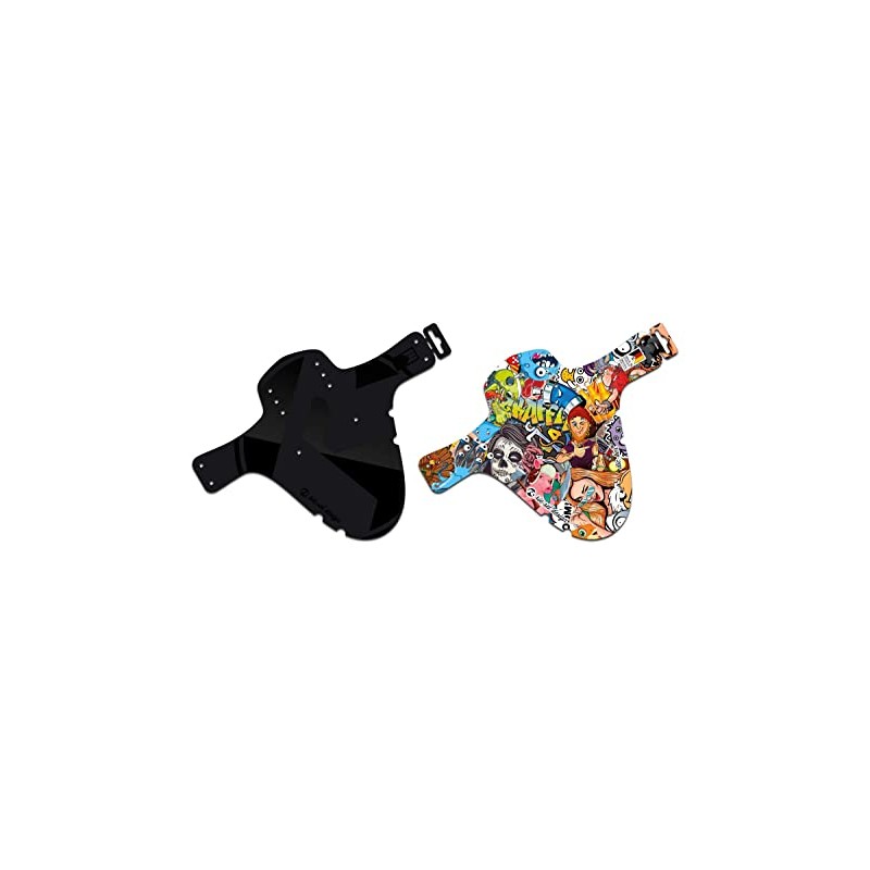 Riesel Design Dic:ker Mountainbike Enduro Style Front Bike Mudguards-Stealth