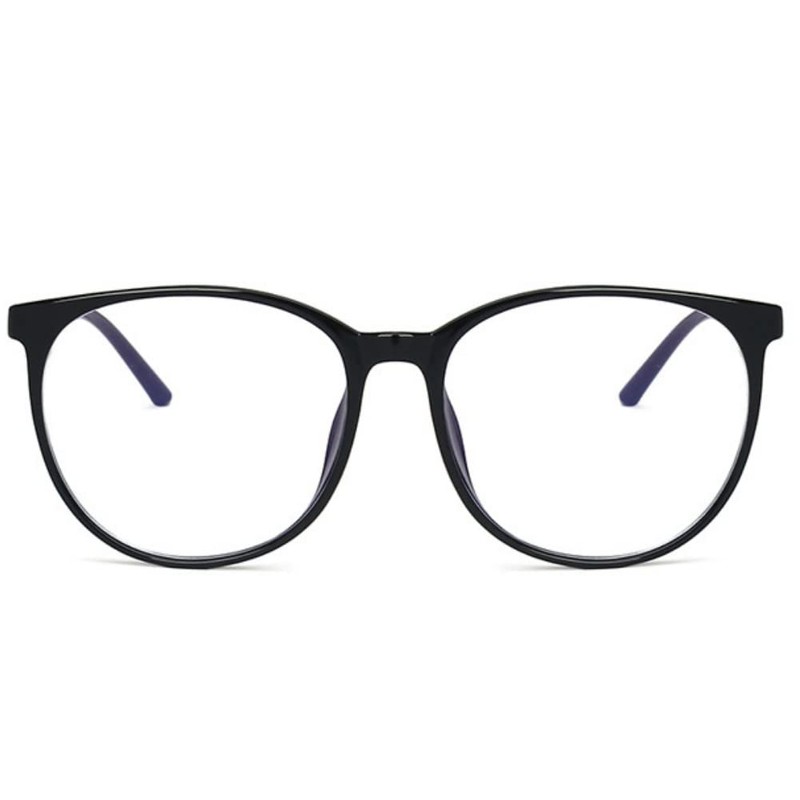 Shiratori New retro Blue Light Blocking Glasses Round Nerd Eyeglasses