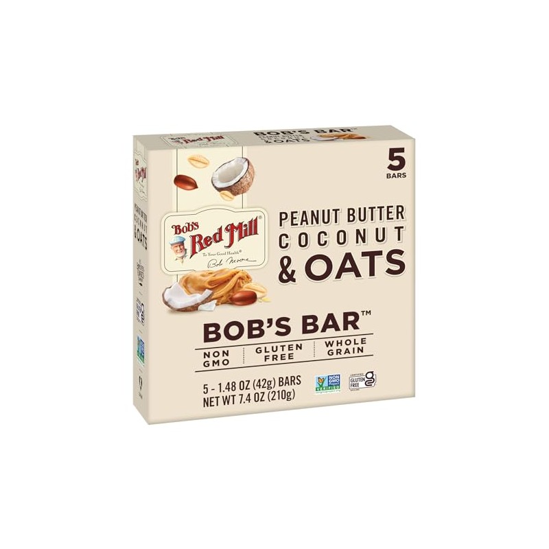 Bob's Red Mill Peanut Butter Coconut & Oats Snack Bar