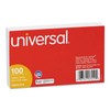 Universal 47210 Ruled Index Cards, 3 x 5, White, 100/Pack
