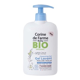 Corine de Farme - Baby Body & Hair Wash Gel - Organic Ecocert Certified - For Sensitive Skin, Delicate Hair - From Birth - 500ml