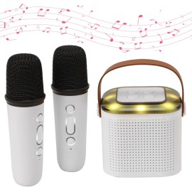 motor_parts2024 Portable Bluetooth Karaoke Machine fit for Kids Speaker w/ Microphones for Party