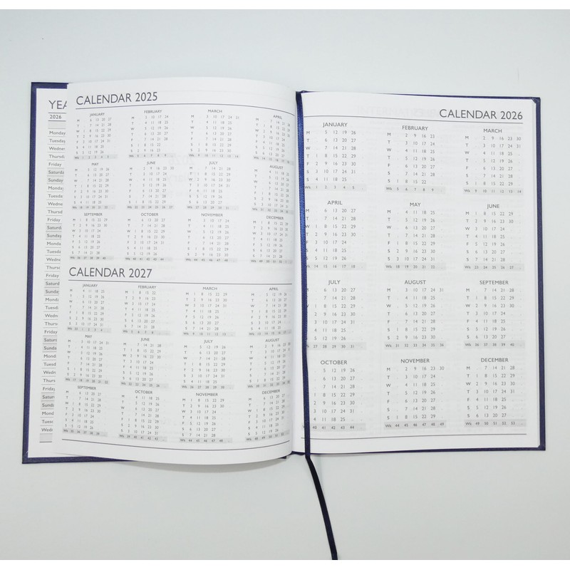 Sixstore 2026 Appointment Week to View A5 Diary, A5 WTV